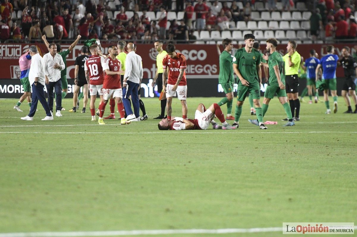 Así fue el encuentro del play off del Real Murcia y el Nástic en la lucha por el ascenso