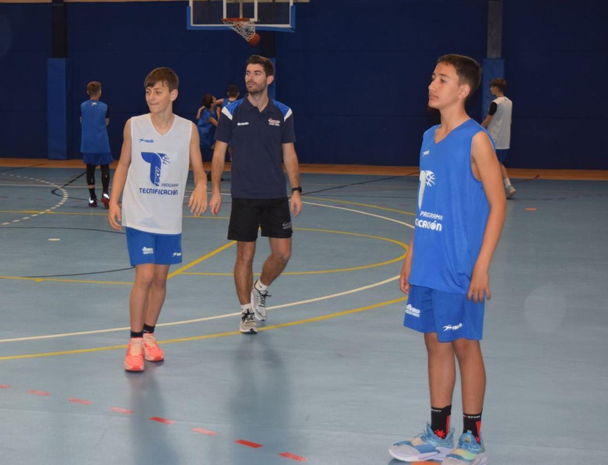 Entrenamiento de la Selección Alevín Masculina de la Comunitat Valenciana.