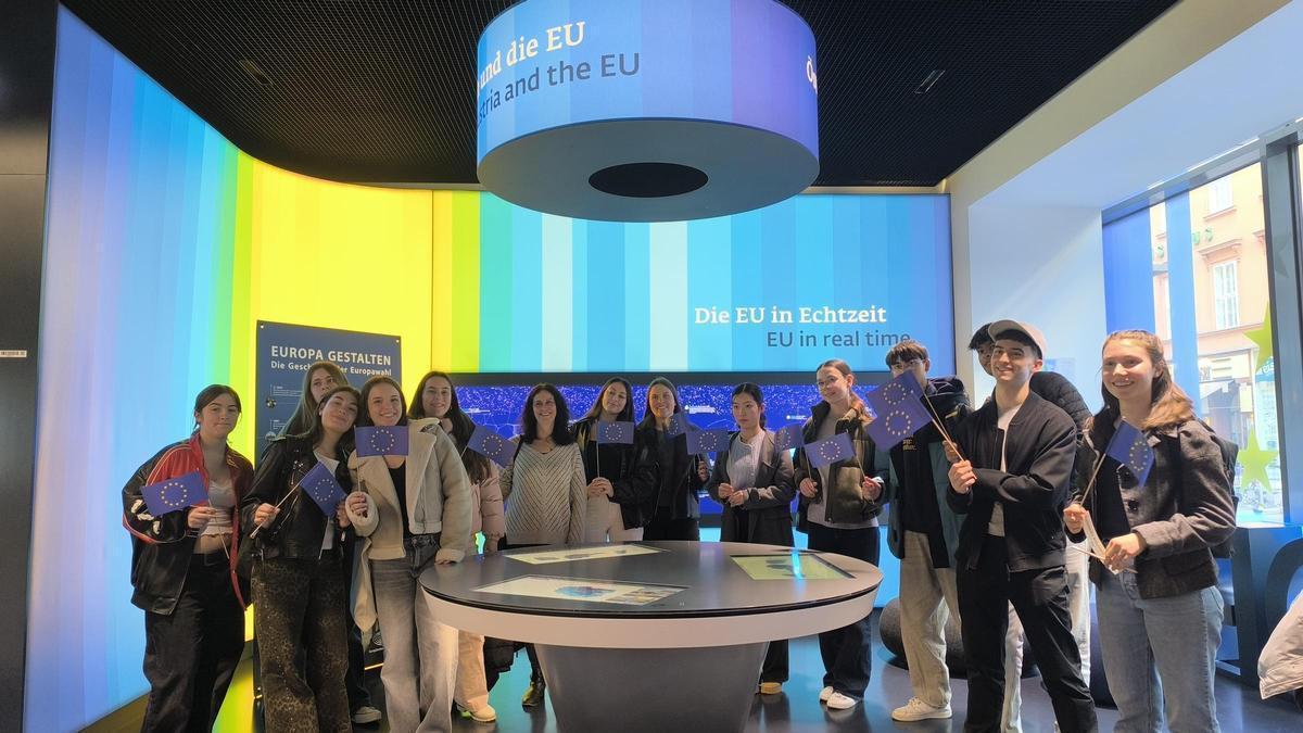 Estudiantes de IES Sa Colomina en Austria, Viena