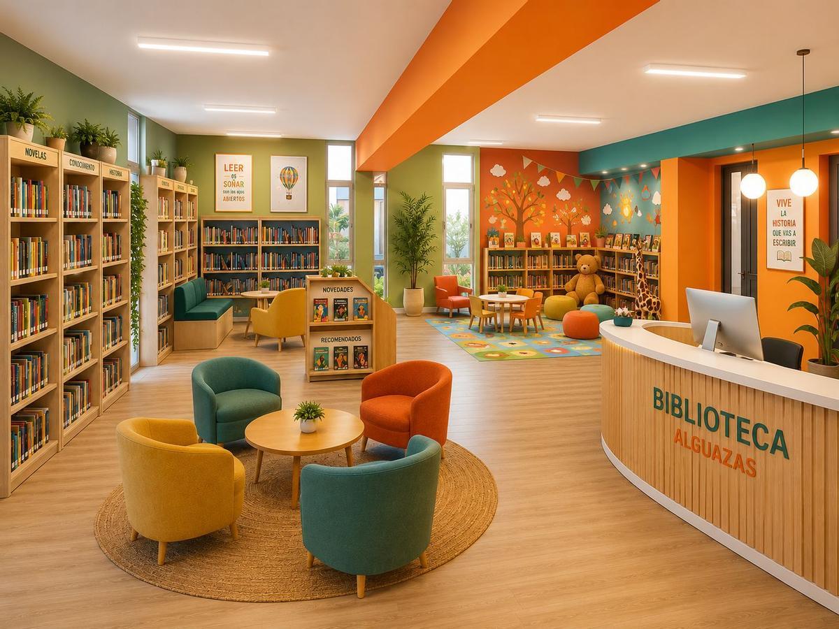 Se procederá a la pintura integral de las paredes y se incorporará nuevo mobiliario en la Biblioteca Municipal.