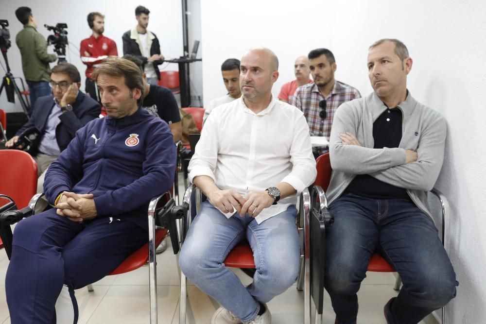 Girona FC: Presentació i primer entrenament de Pep LLuís Martí