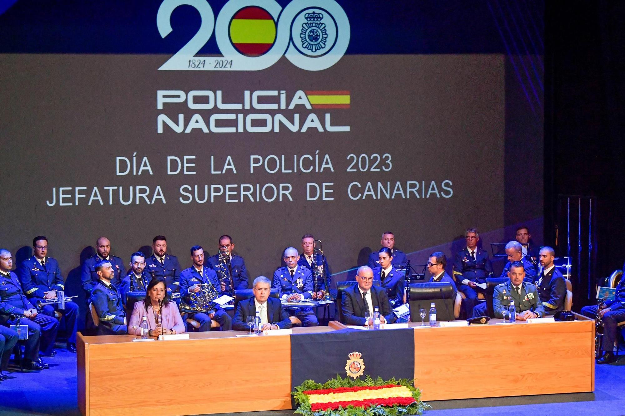 Acto del Día de la Policía en San Bartolomé de Tirajana