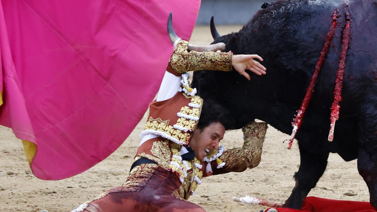 Así fue la dramática cogida de Roca Rey en Las Ventas