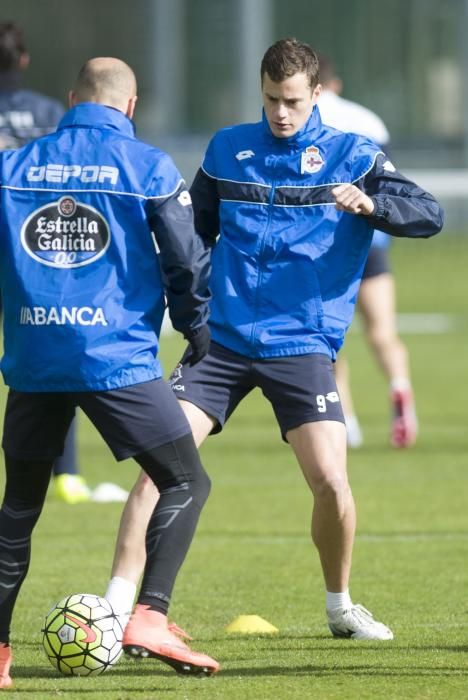 El Dépor prepara el partido del domingo contra el Granada