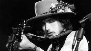 Bob Dylan, en una actuación de la gira ’Rolling Thunder Revue’.