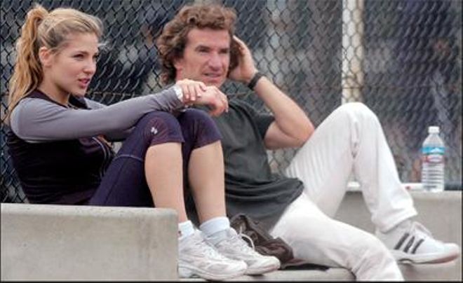 Fernando Sartorius junto a Elsa Pataky en Los Ángeles.