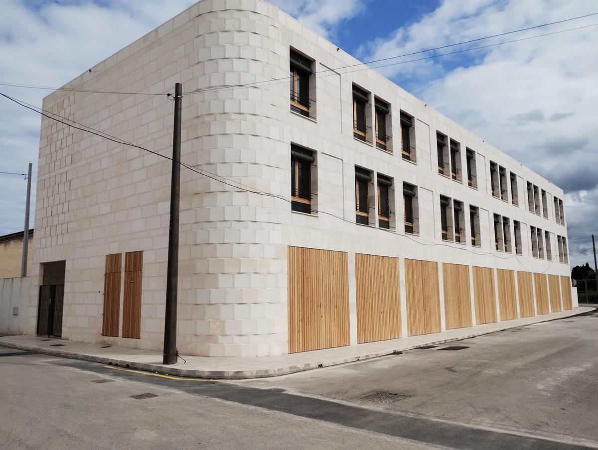 Imagen de las viviendas de protección oficial construidas en Santa Margalida.