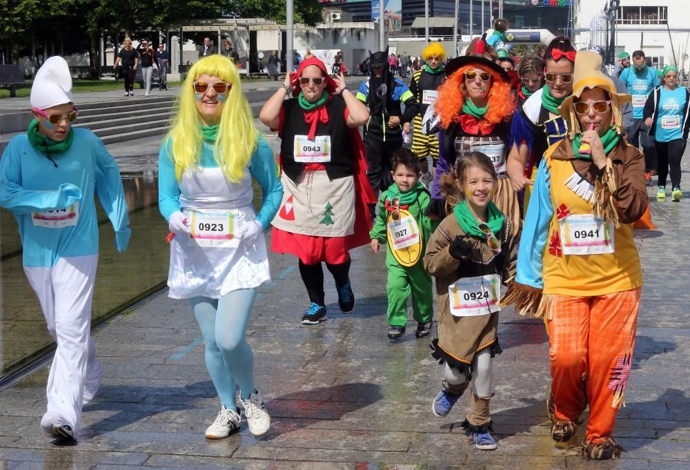 Alrededor de 1.500 personas personas participaron esta mañana en una carrera de obstáculos adaptada para corredores con discapacidad