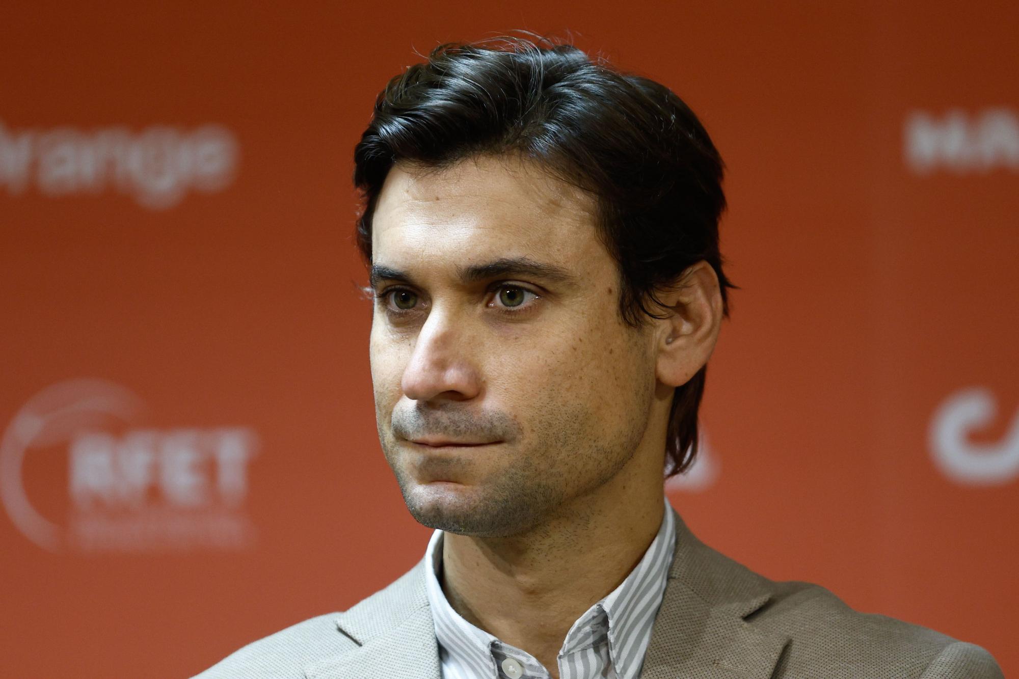 Presentación de David Ferrer como capitán del equipo español de Copa Davis