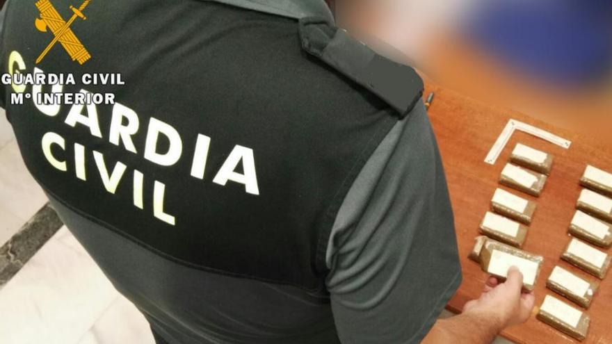 Un detenido en La Carlota con 1,2 Kilogramos de hachís