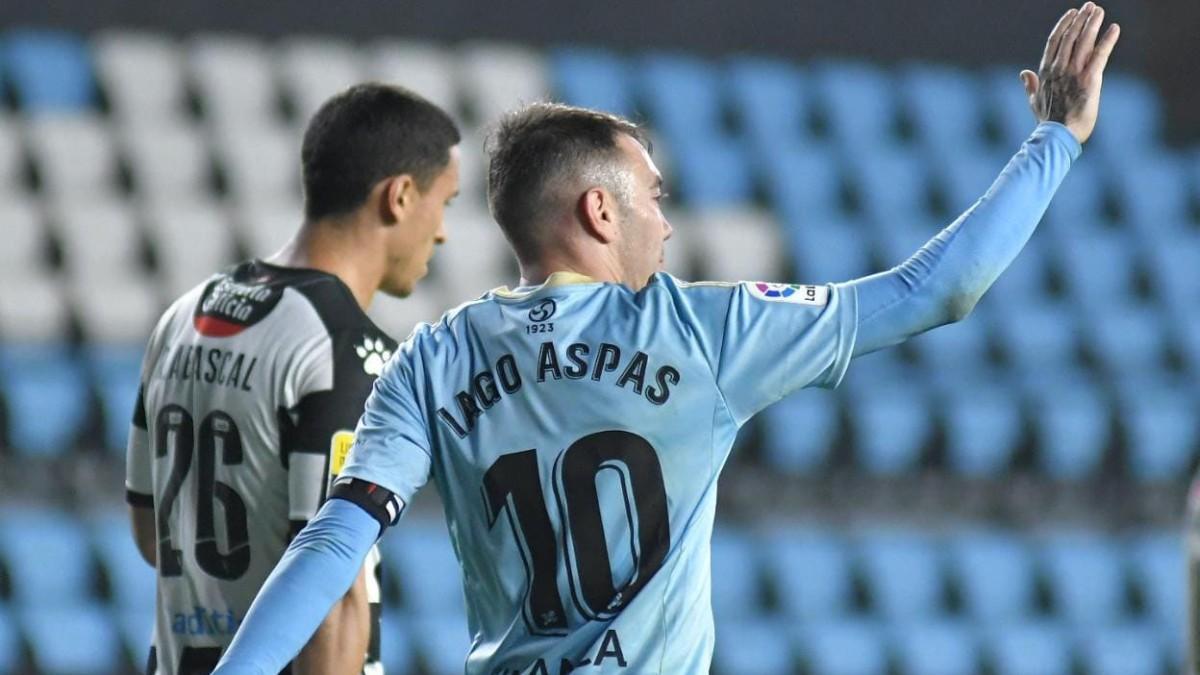 Aspas anotó el tanto del Celta