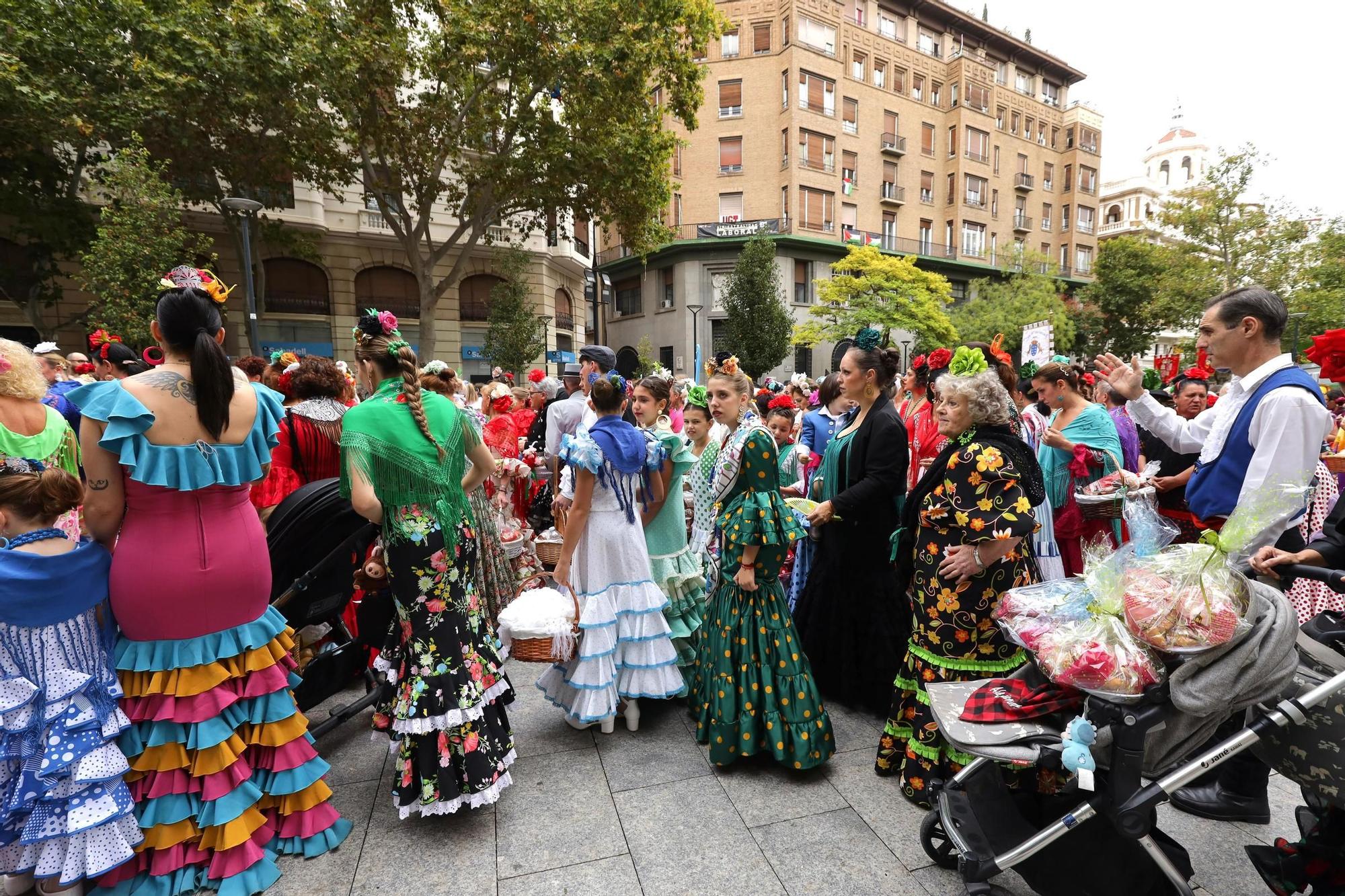 La Ofrenda de Frutos brilla un año más por el centro de Zaragoza