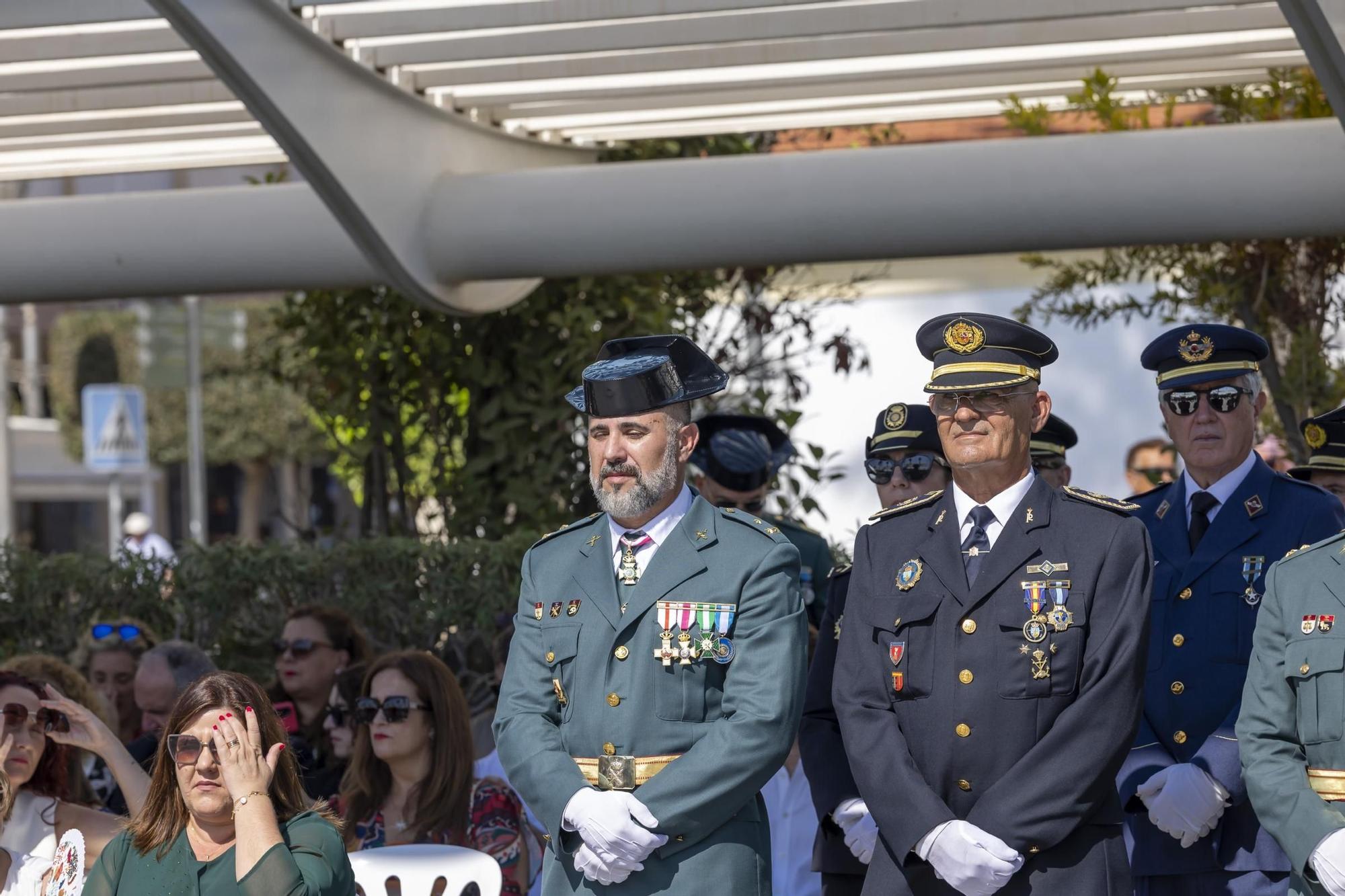 Misa en honor a la patrona la Virgen del Pilar y acto castrense por la Fiesta Nacional de la Guardia Civil de Torrevieja