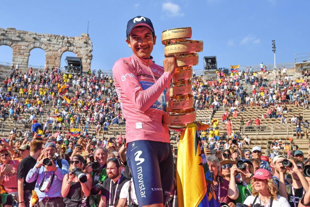 Richard Carapaz, ganador del Giro de Italia 2019