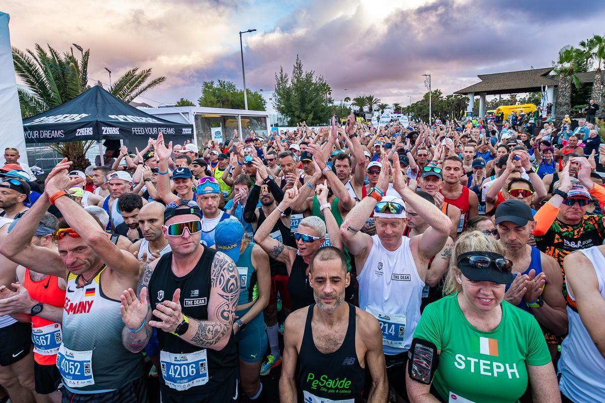 Manuel Lorenzo y Sigrun Gjølberg ganan la XXI Font Vella Lanzarote International Marathon