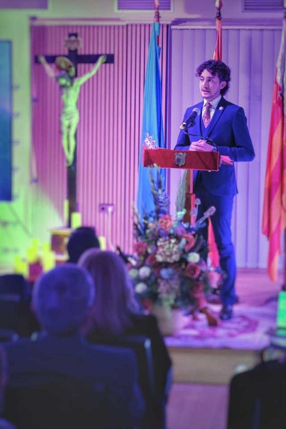 El cronista de la Semana Santa de Crevillent, Cristian Cortés
