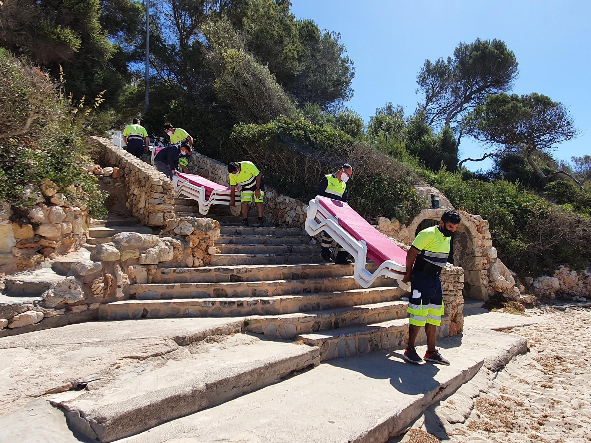 Las playas de Manacor recuperan sus servicios tras municipalizar su gestión