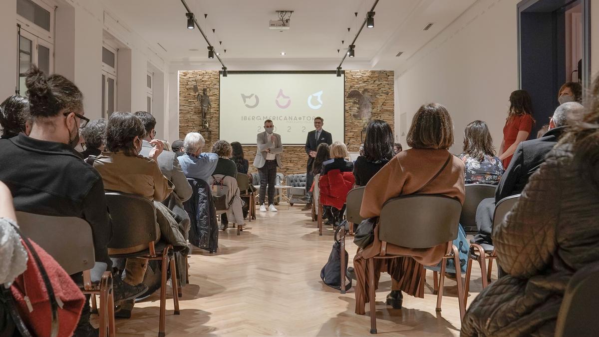 Presentación de la exposición en la Casa de Zamora en Madrid