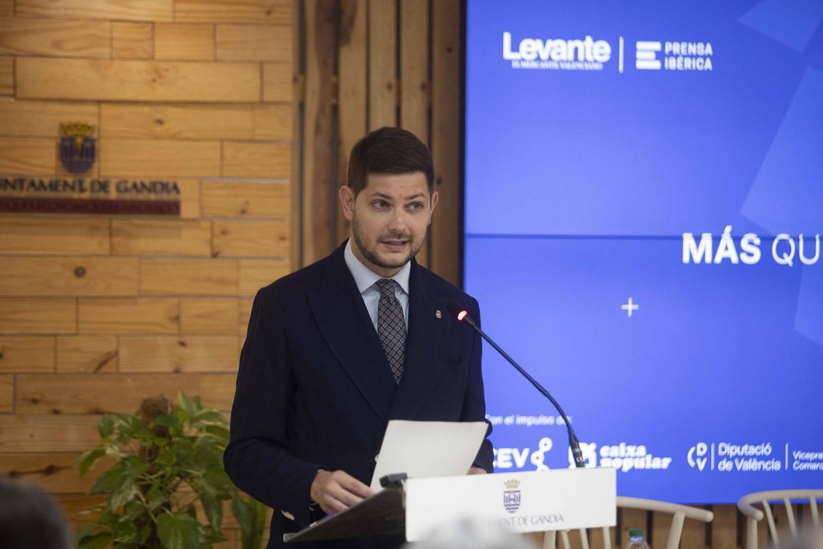 José Manuel Prieto, alcalde de Gandia.