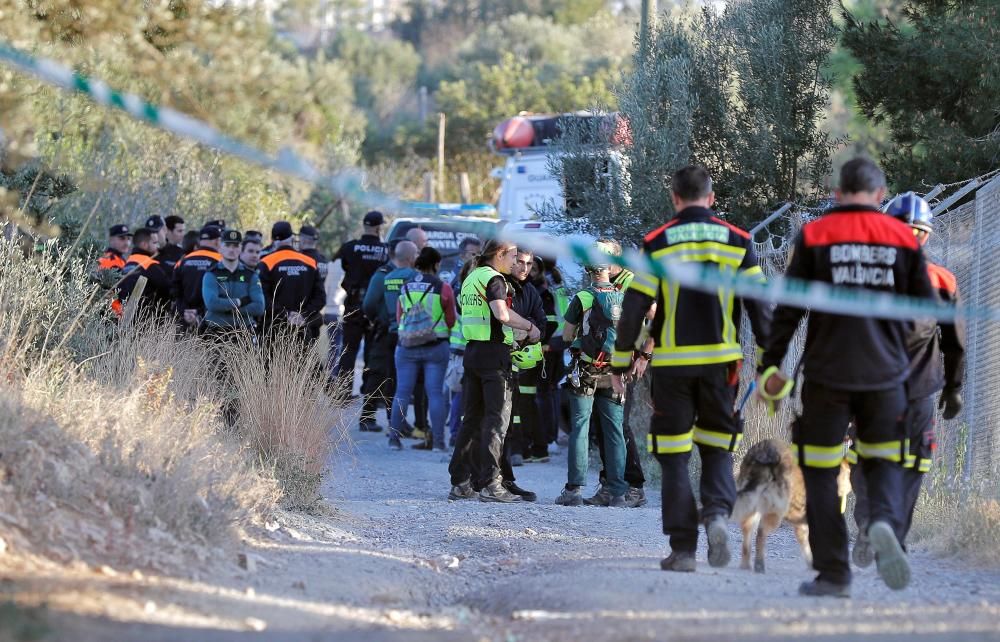 Batida de búsqueda de los menores desaparecidos.