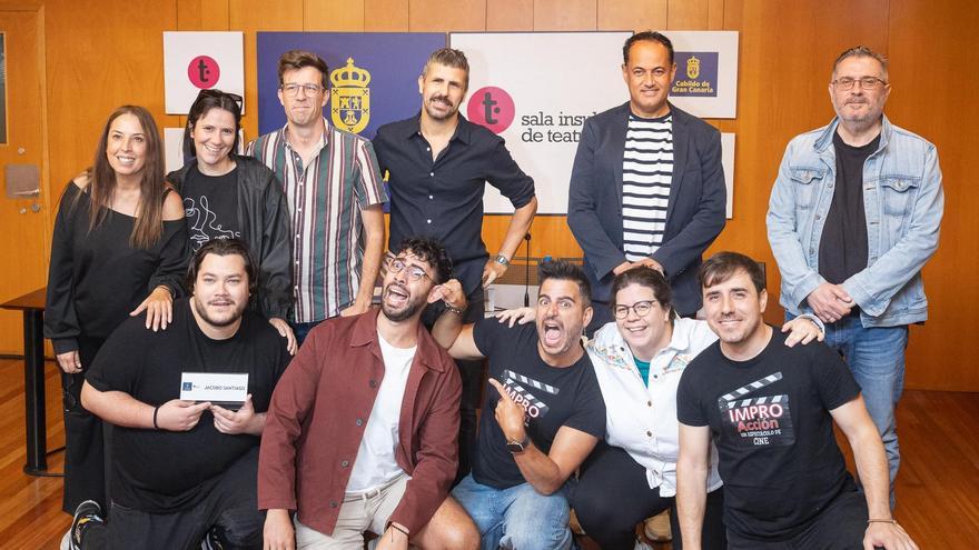 Hoy, durante la presentación de la tercera edición de Improsit.