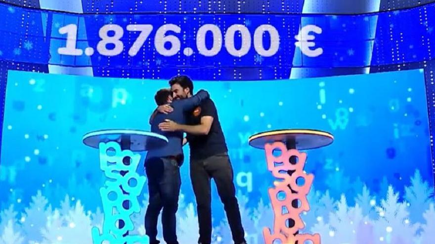 Pasapalabra, de Antena 3: Orestes gana el rosco en la primera vuelta.