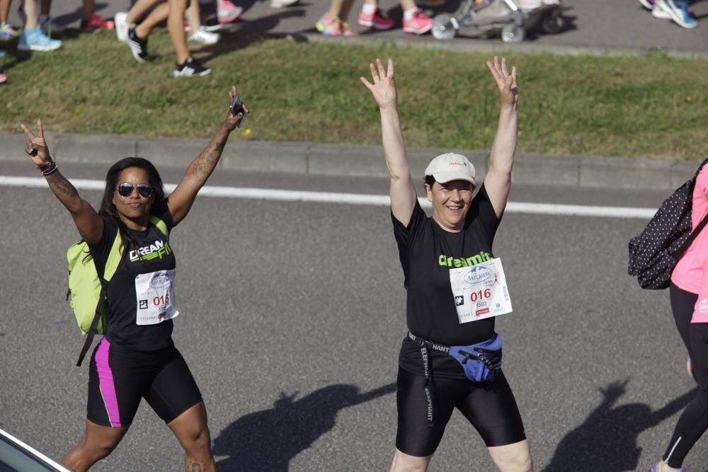 Carrera de la mujer en la zona este de Gijón.