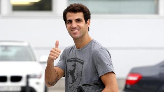 El jugador del Barça Cesc Fàbregas, el pasado mes de septiembre.