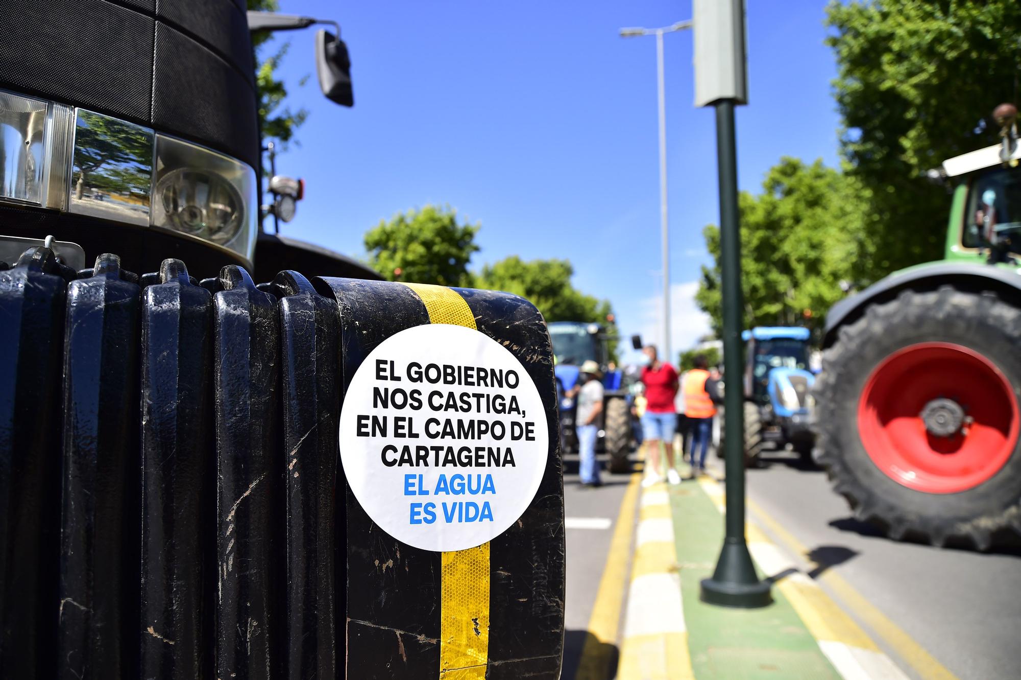 Protesta en defensa del Trasvase en Cartagena