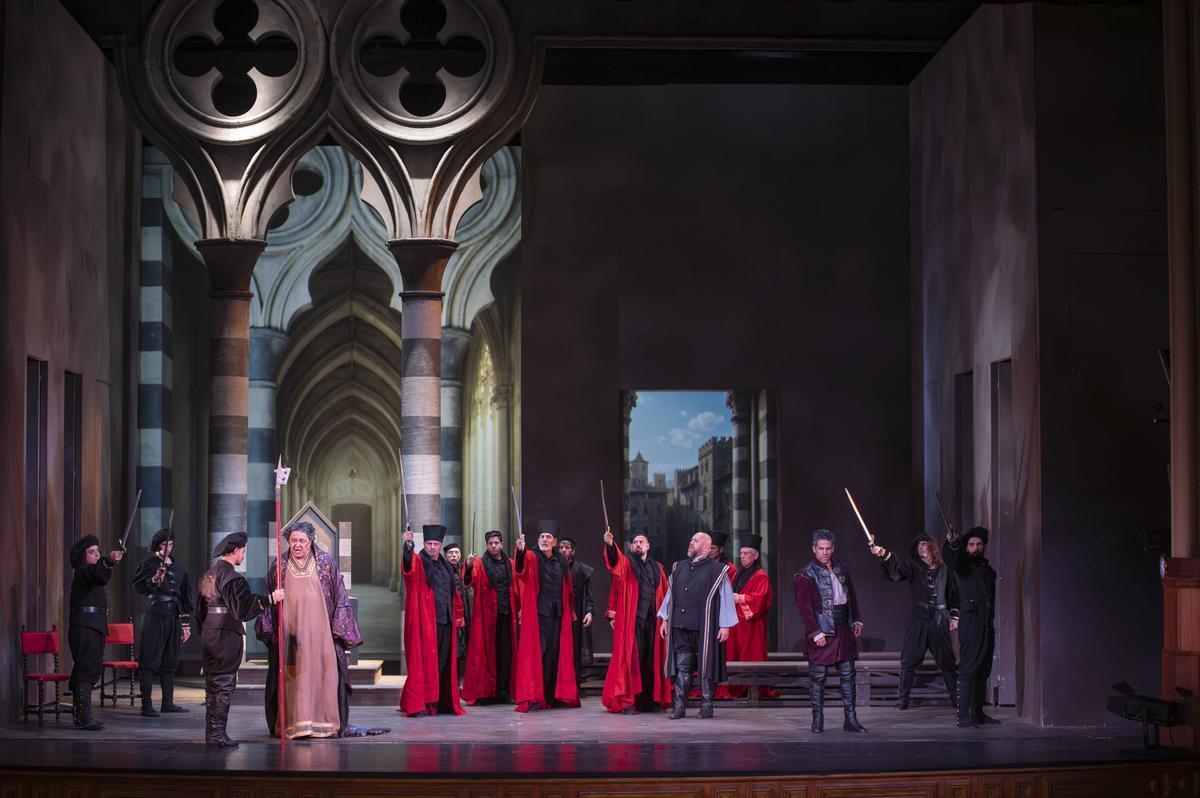 Ensayo general de Simón Boccanegra, tercer título de la 59º temporada de ópera de Las Palmas de Gran Canaria