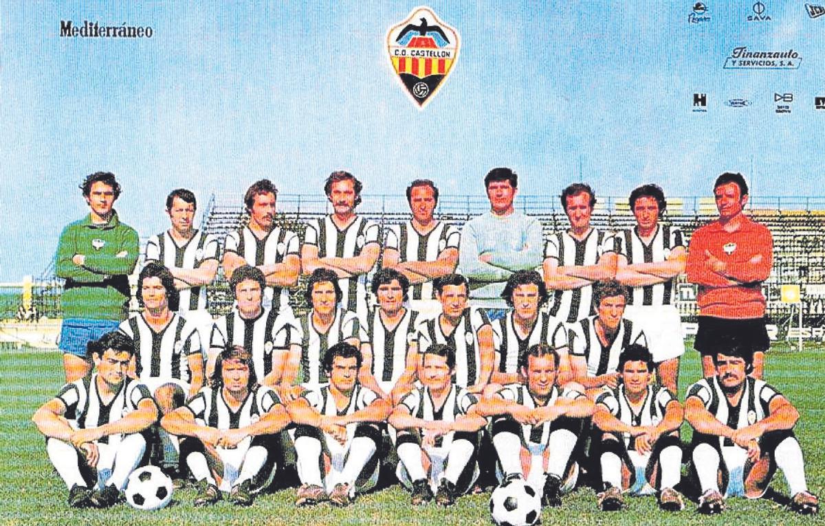 El CD Castellón hizo historia en la temporada 1972/73 al ser subcampeón de Copa y quinto en Primera