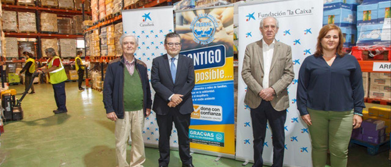 Presentación de la acción solidaria Ningún Hogar Sin Alimentos en Santa Cruz de Tenerife.