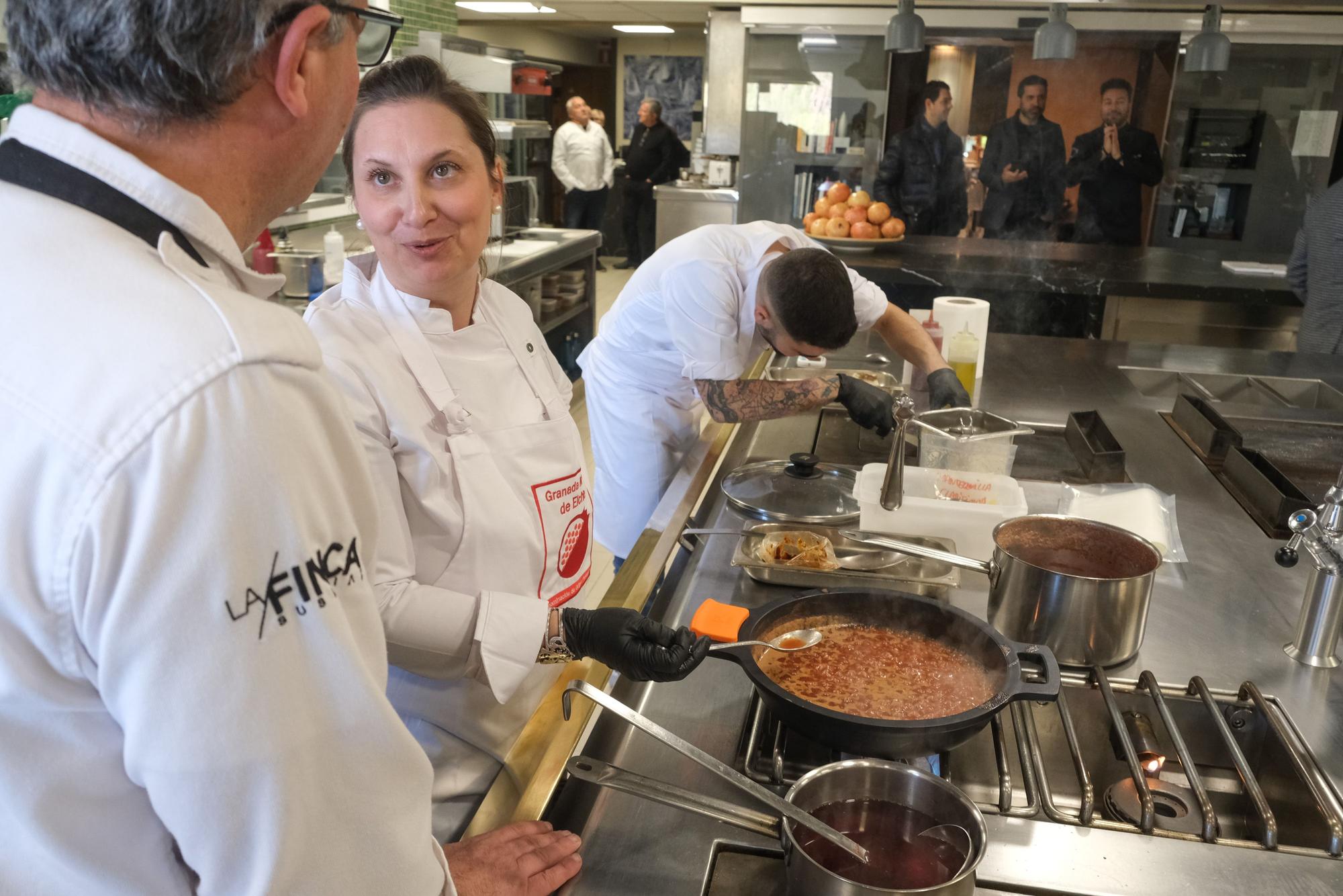 Así ha sido el concurso de cocina creativa con granada mollar de Elche