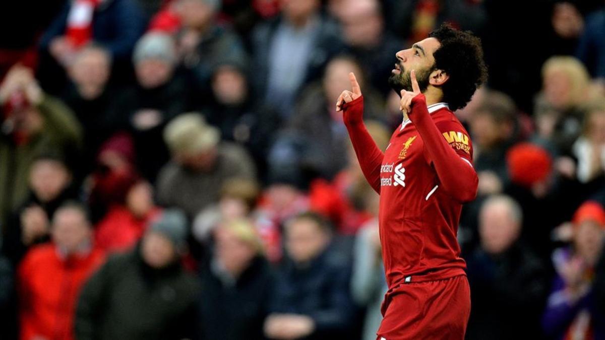 El doblete de Salah fue insuficiente para lograr los tres puntos.