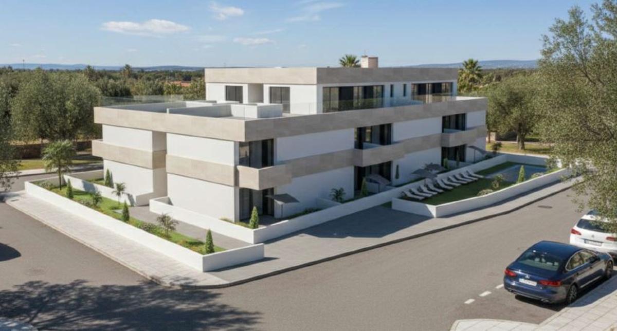 Los pisos en planta baja y primera de la promoción de 26 viviendas tienen balcones, pero no ventanas