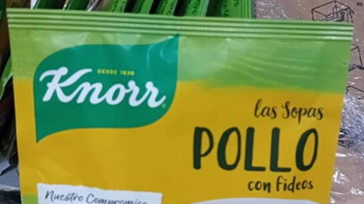 Sopa de sobre afectada por la alerta alimentaria de Aesan