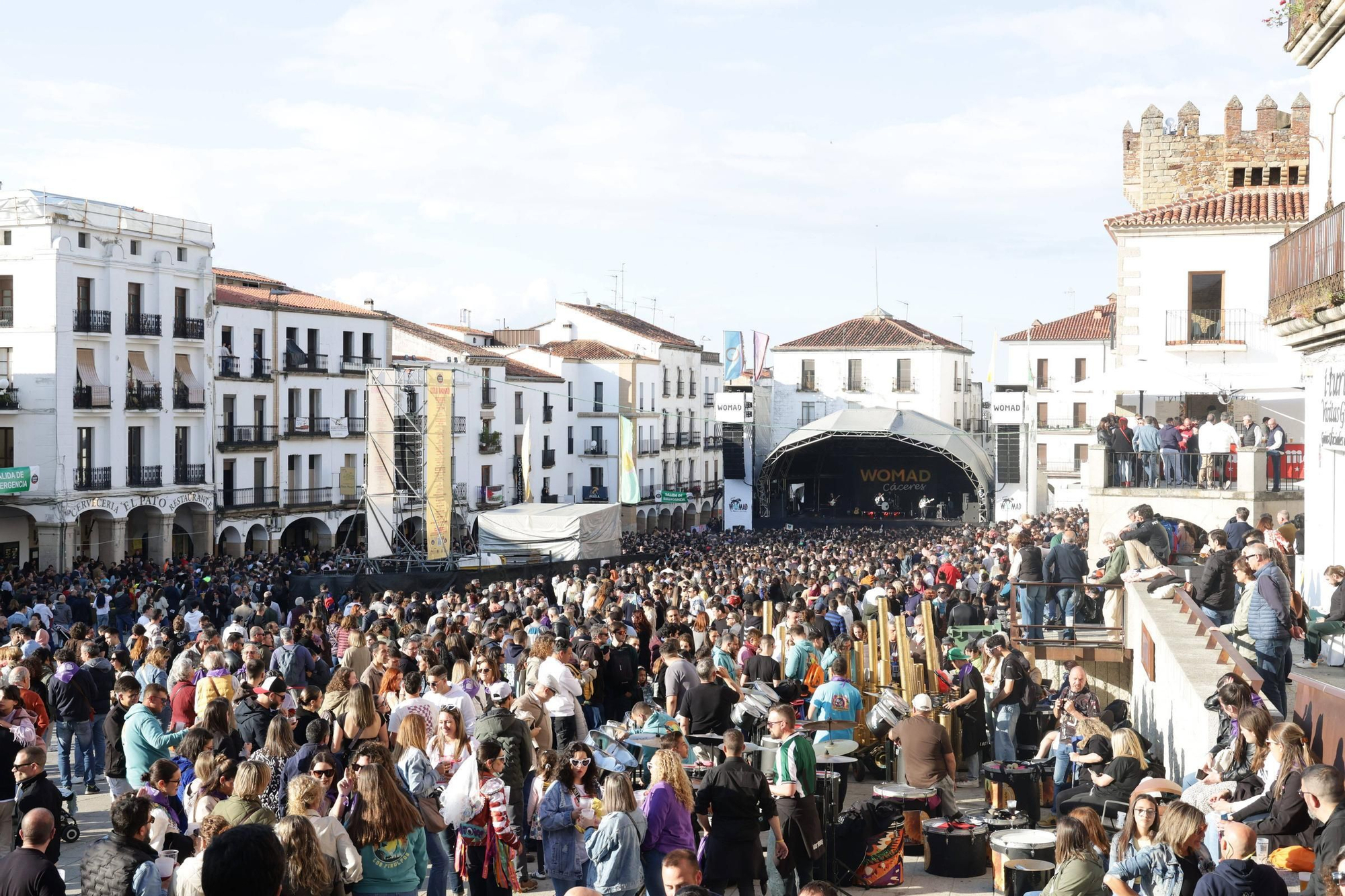 Las imágenes del sábado de Womad en Cáceres