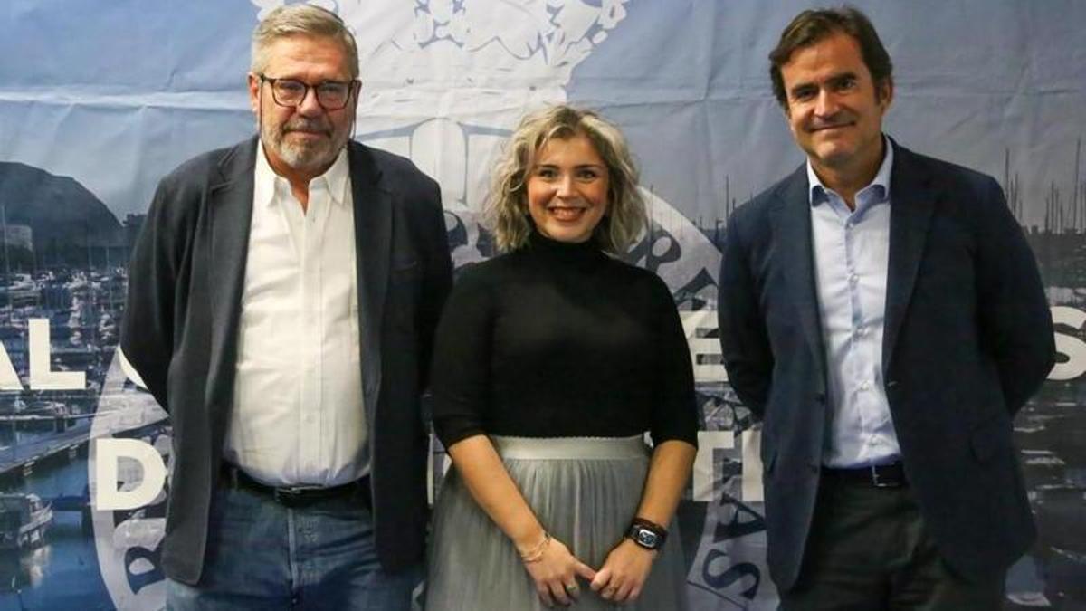 José María Guerras, Mari Carmen Sánchez y Miguel López.