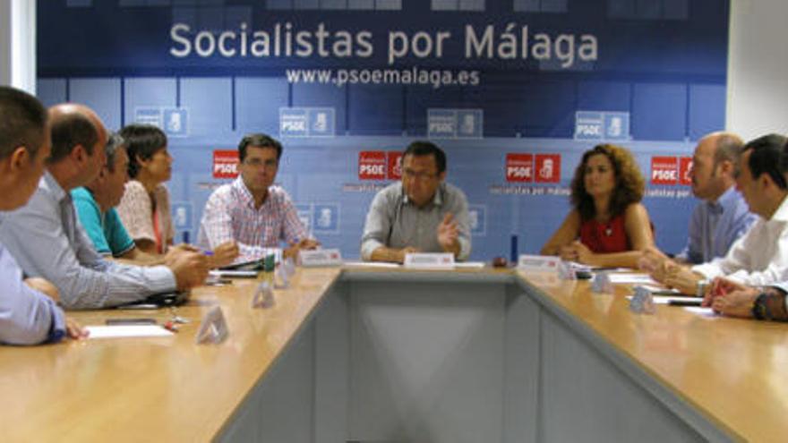 Reunión del Comité de Estrategia del PSOE malagueño.