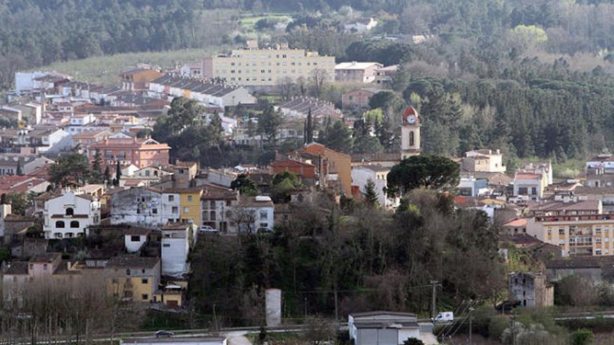 Una perspectiva del municipi d&#039;Anglès actual.