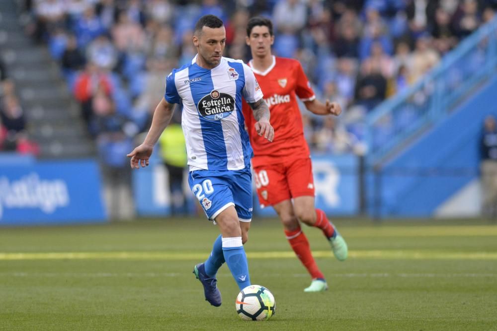 El Dépor no pasa del empate ante el Sevilla