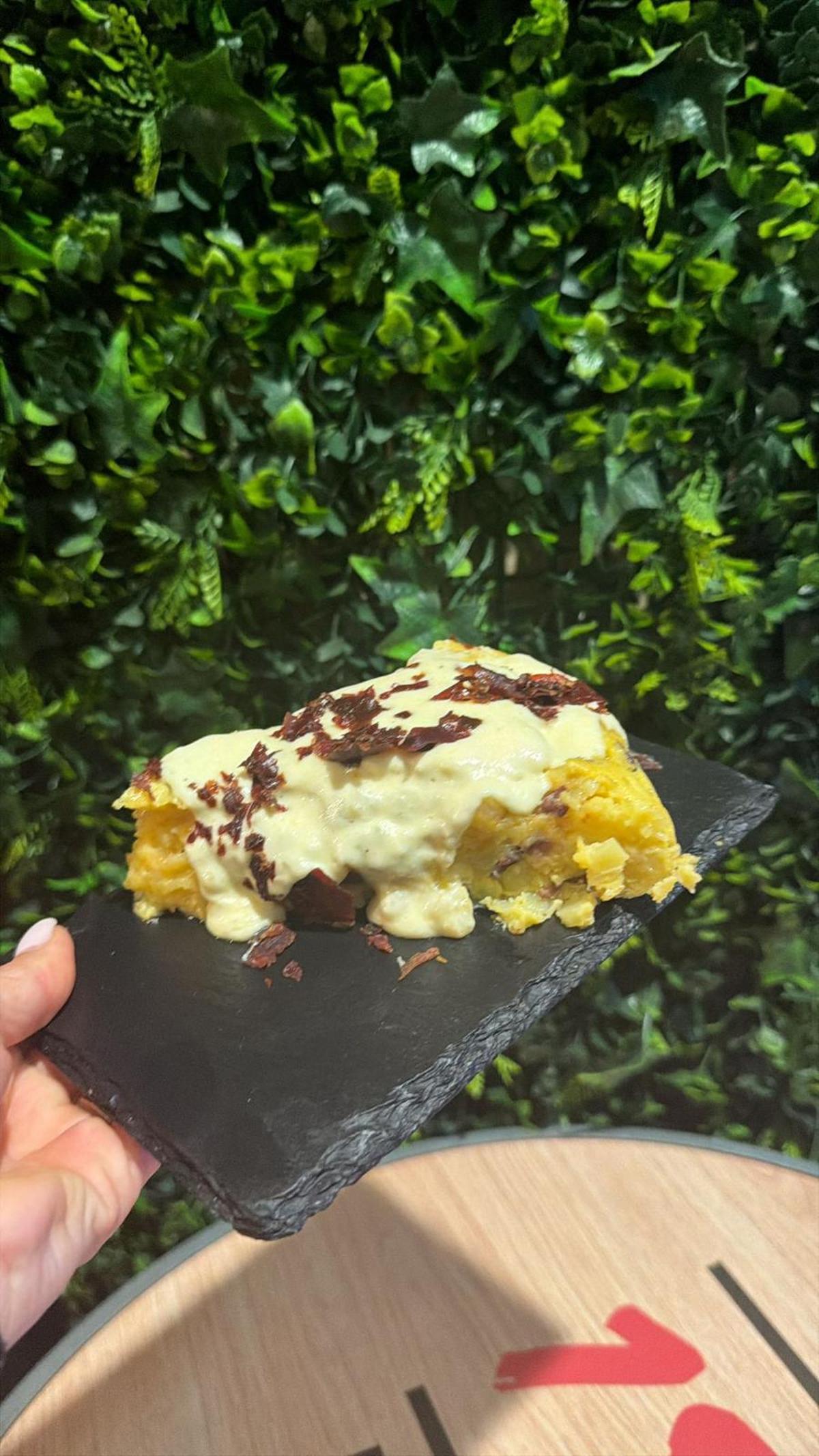 Tortilla "La intensa", tercer puesto en las jornadas gastronómicas de Siero