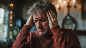 Una persona estresada