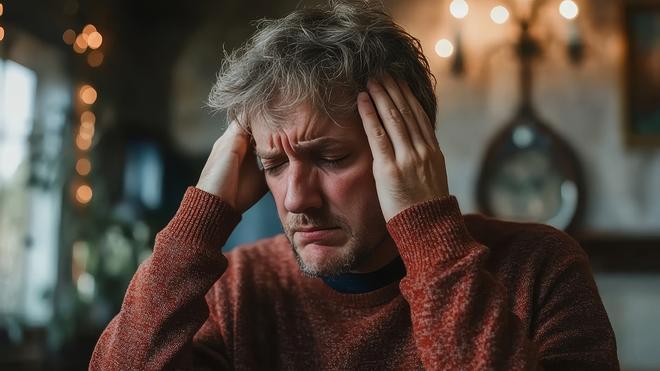 Una persona estresada