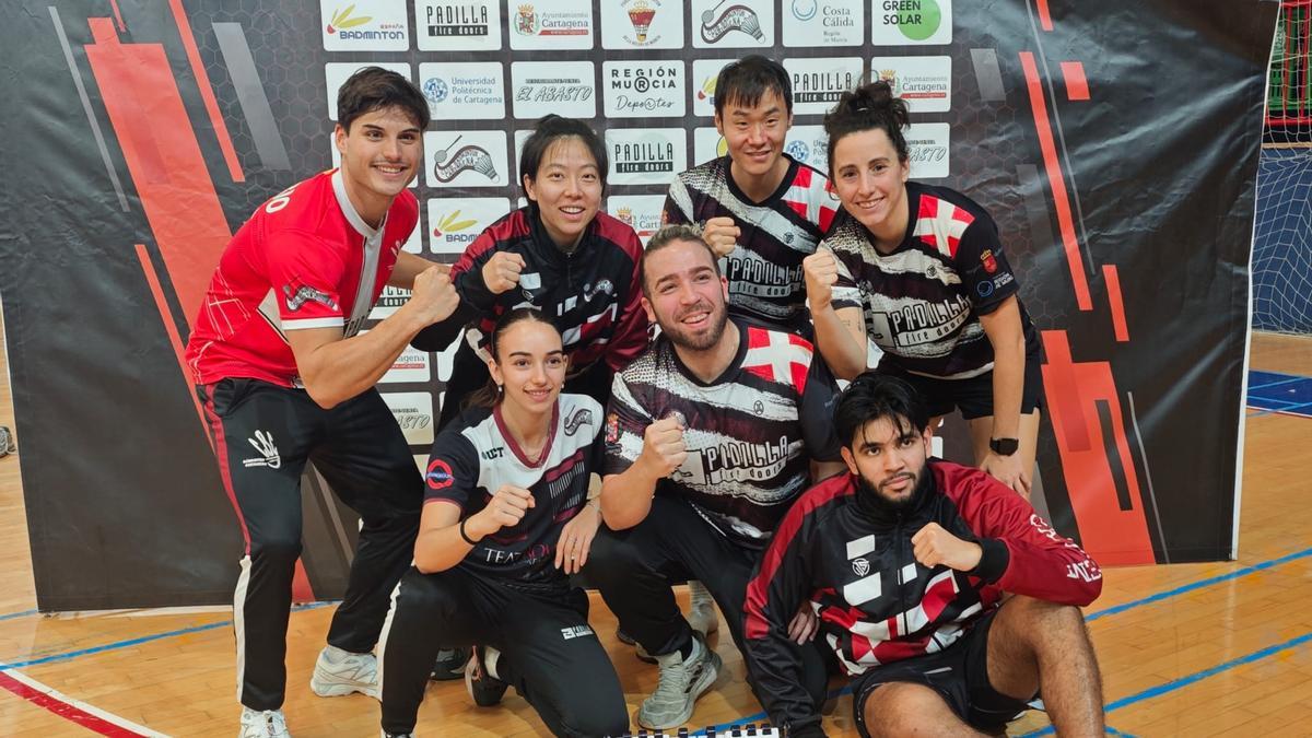 El Puertas Padilla Cartagena, celebrando la victoria ante el Ibiza