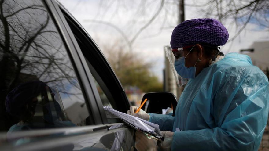 Una sanitaria en Ciudad de Juarez.