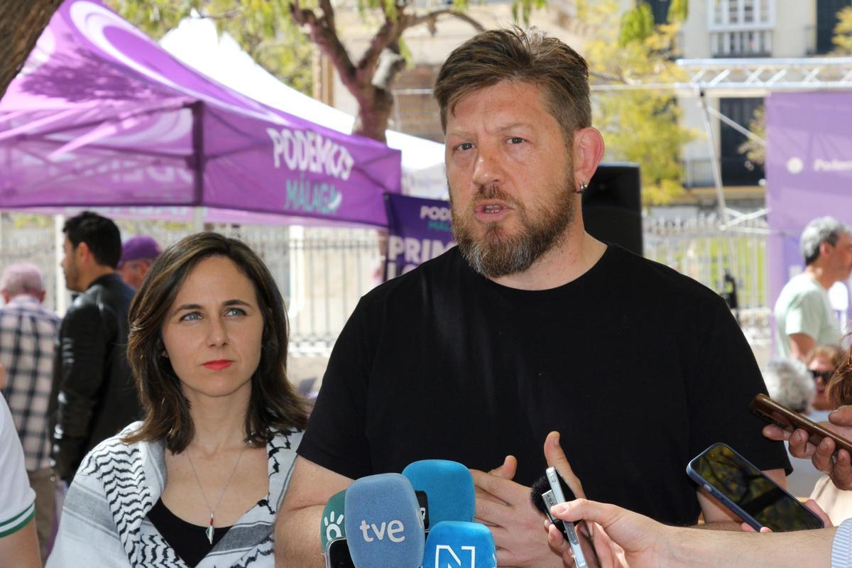Nico Sguiglia, junto a Ione Belarra.