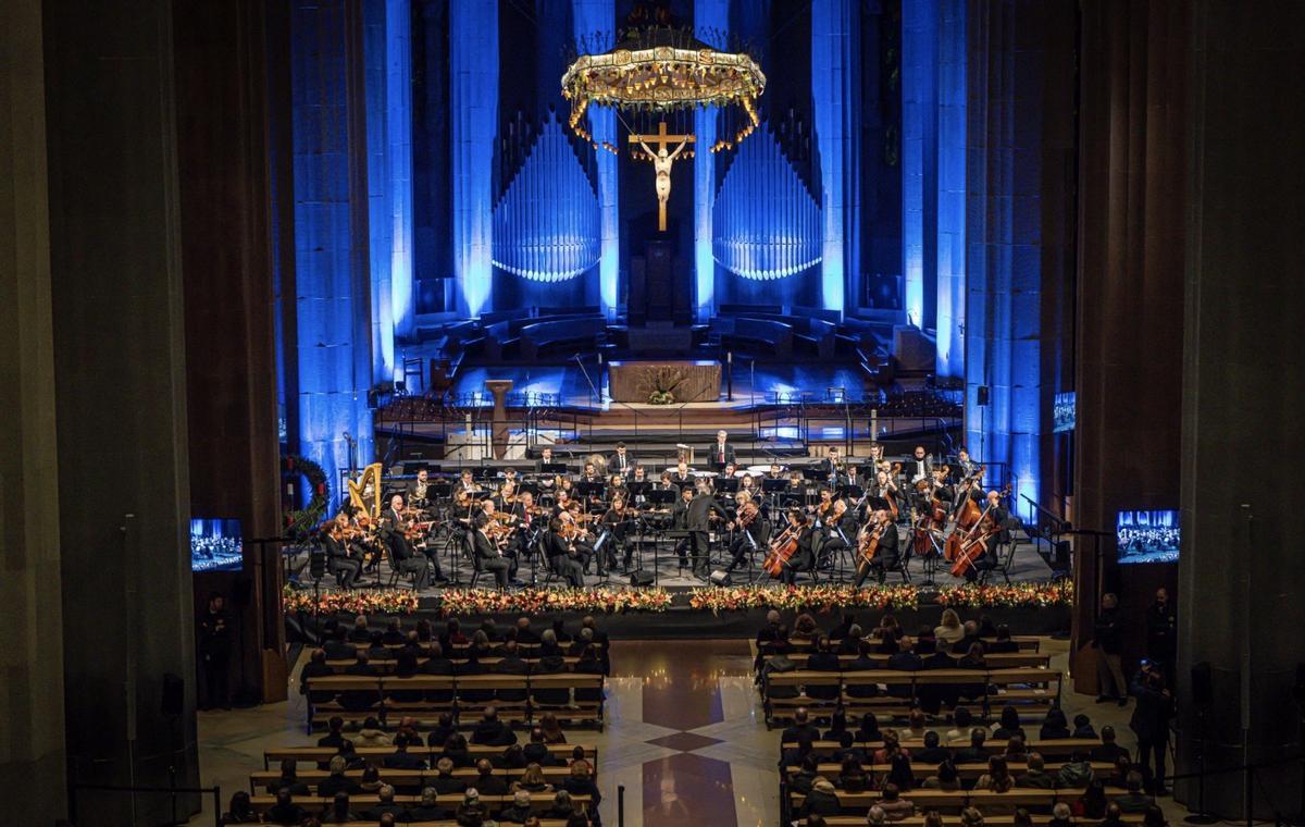Concierto de Navidad, en la Sagrada Família.