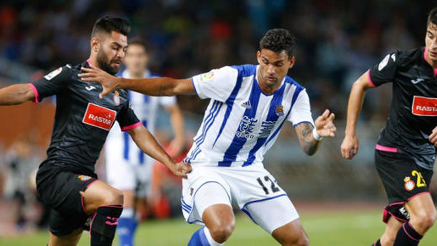 La Real y el Espanyol empatan en Anoeta.