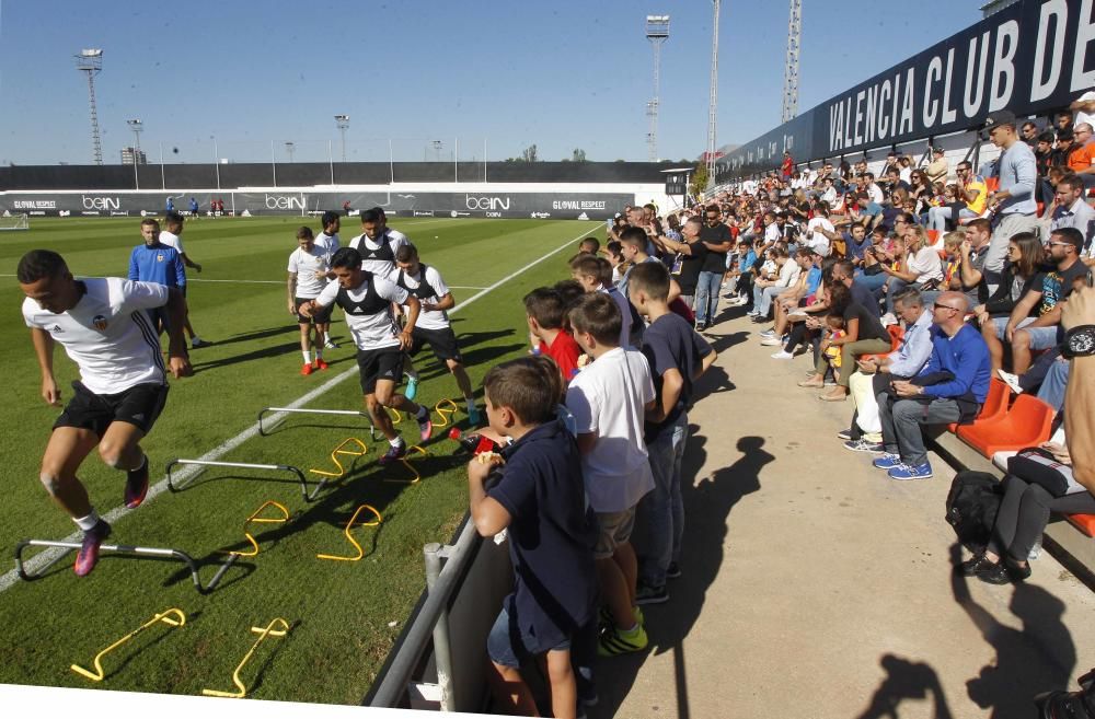 Espectacular entrenamiento del Valencia CF